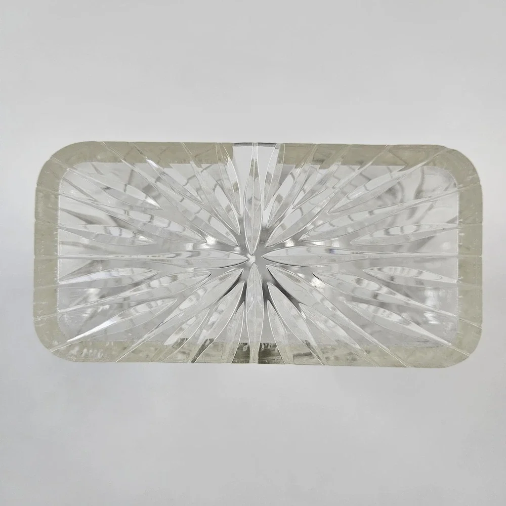 Wilardy Tissue Box‎ Cover Lucite Clear Acrylic Rectangular Vanity Decor VTG Glam